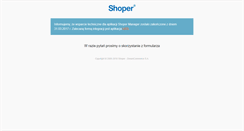 Desktop Screenshot of manager.shoper.pl